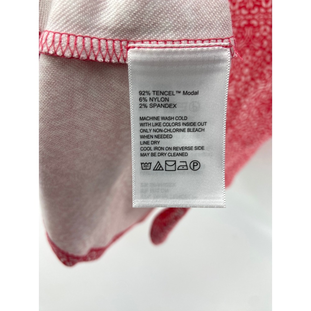 Tommy Bahama Dress Women Small Pink Geometric Sleeveless Coastal Vacation Knit - Picture 4 of 7